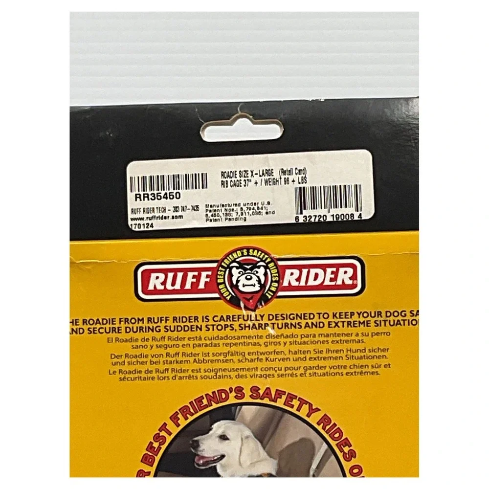 Ruff Rider Roadie Dog Car‎ Harness XL Crash Tested Made in USA